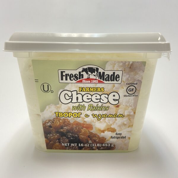 007-052 Fresh Made Farmer Cheese Raisin 12x 453g