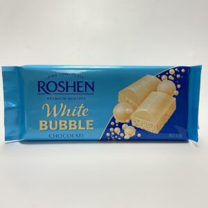 010-056a Roshen Aerated White Chocolate 20x 80g