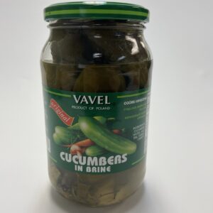 030-001 Vavel Cucumbers in Brine 12x 887g