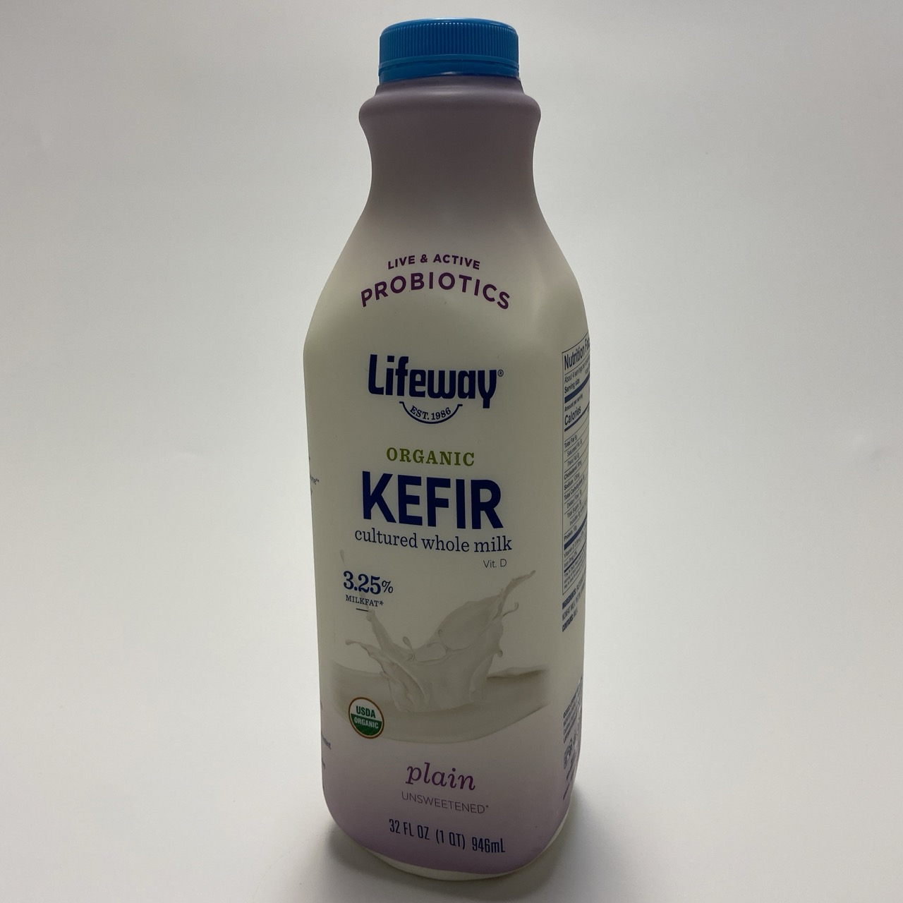 Organic Whole Milk Plain Kefir