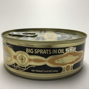 078-211 Litva Big Sprats in Oil Easy Open 24x 240g