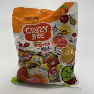 010-331 Roshen Pre-Packaged Jelly Candy Crazy Bee 24x 200g