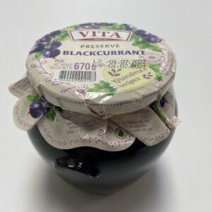 056-154 Vita Black Currant Preserve Jam 6x 670g