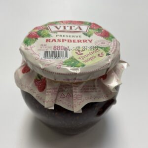 056-151 Vita Raspberry Preserve Jam 6x 670g