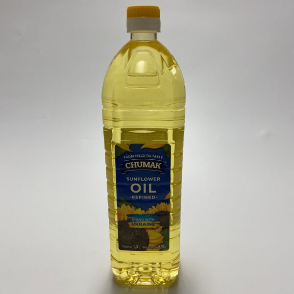 070-003a Chumak Sunflower Oil Refined 12x 1.0L