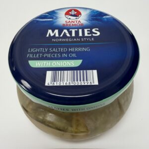 900-042 Santa Bremor Maties Herring Fillet Glass Onion 6x 260g